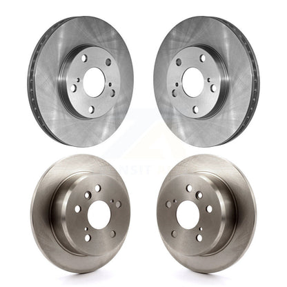 Brake Rotors Front Rear Kit For 2002-2006 Toyota Camry With 275mm Diameter Rotor