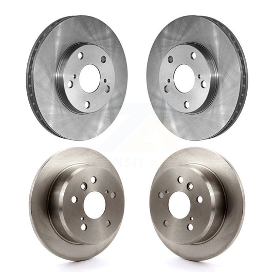Brake Rotors Front Rear Kit For 2002-2006 Toyota Camry With 275mm Diameter Rotor