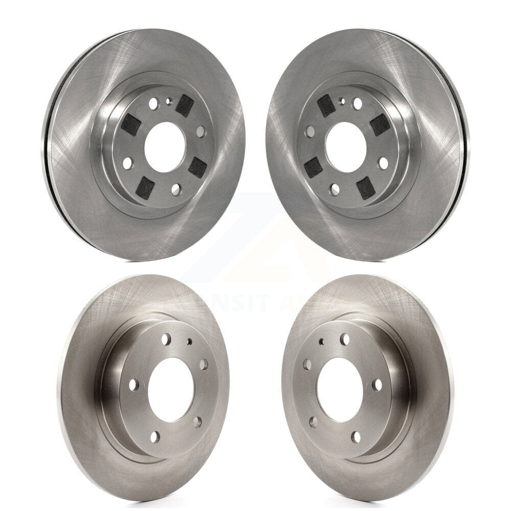 Brake Rotors Front Rear Kit For 01-02 Mazda Protege 2.0L with Disc rear brakes