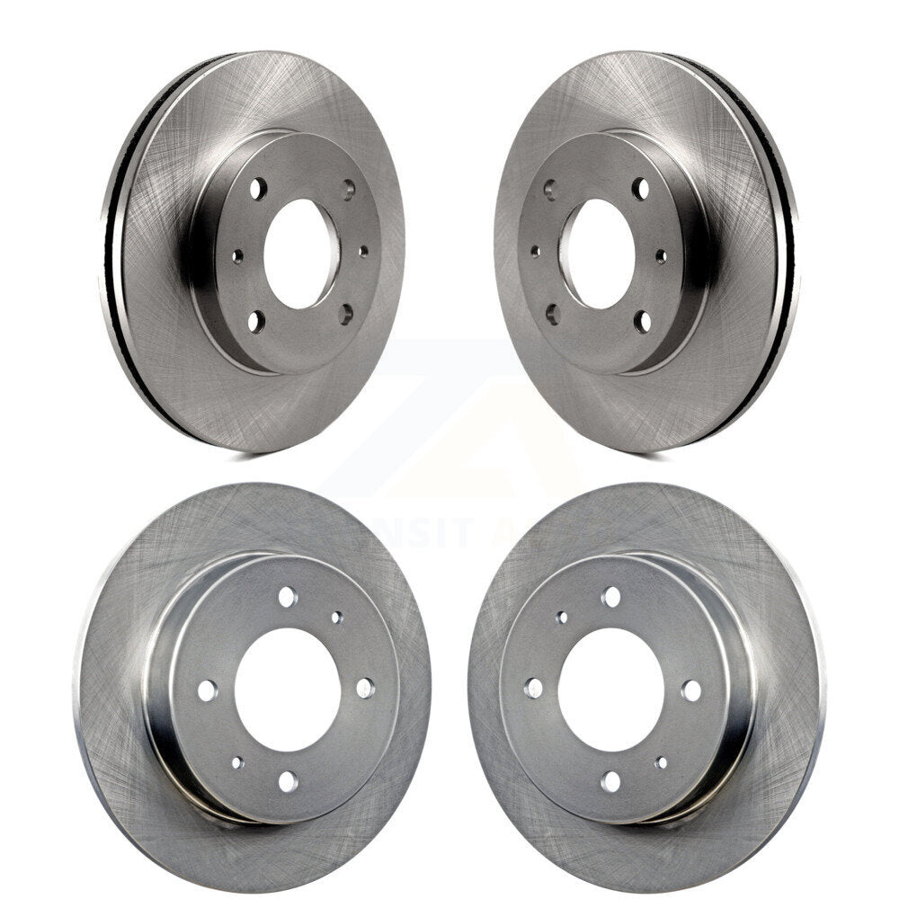 Disc Brake Rotors Front Rear Kit For Hyundai Tiburon Elantra