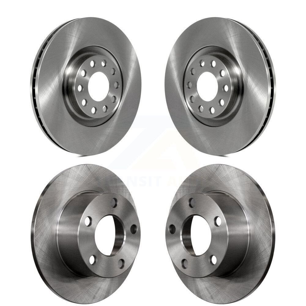 Disc Brake Rotors Front Rear Kit For Audi A6