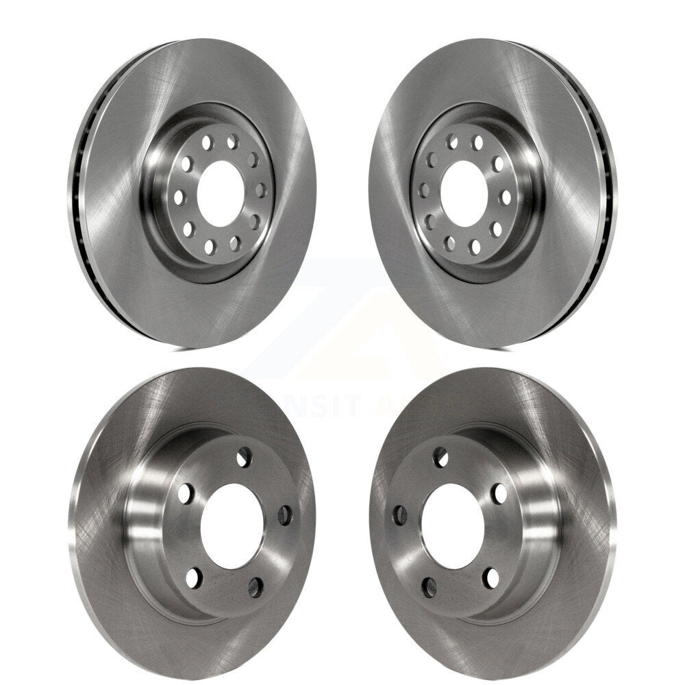 Brake Rotors Front Rear Kit For Audi Allroad Quattro With Single Piston Caliper