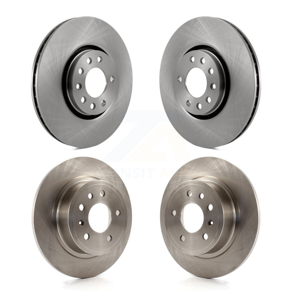 Brake Rotors Front Rear Kit For 00-01 Saab 9-5 With 308mm Diameter Rotor