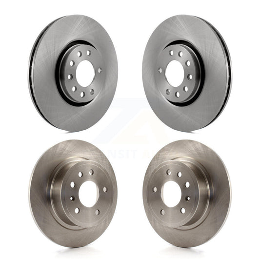 Brake Rotors Front Rear Kit For 00-01 Saab 9-5 With 308mm Diameter Rotor