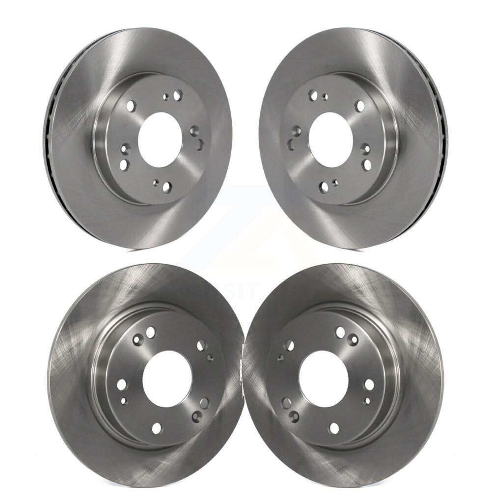 Disc Brake Rotors Front Rear Kit For Honda Civic