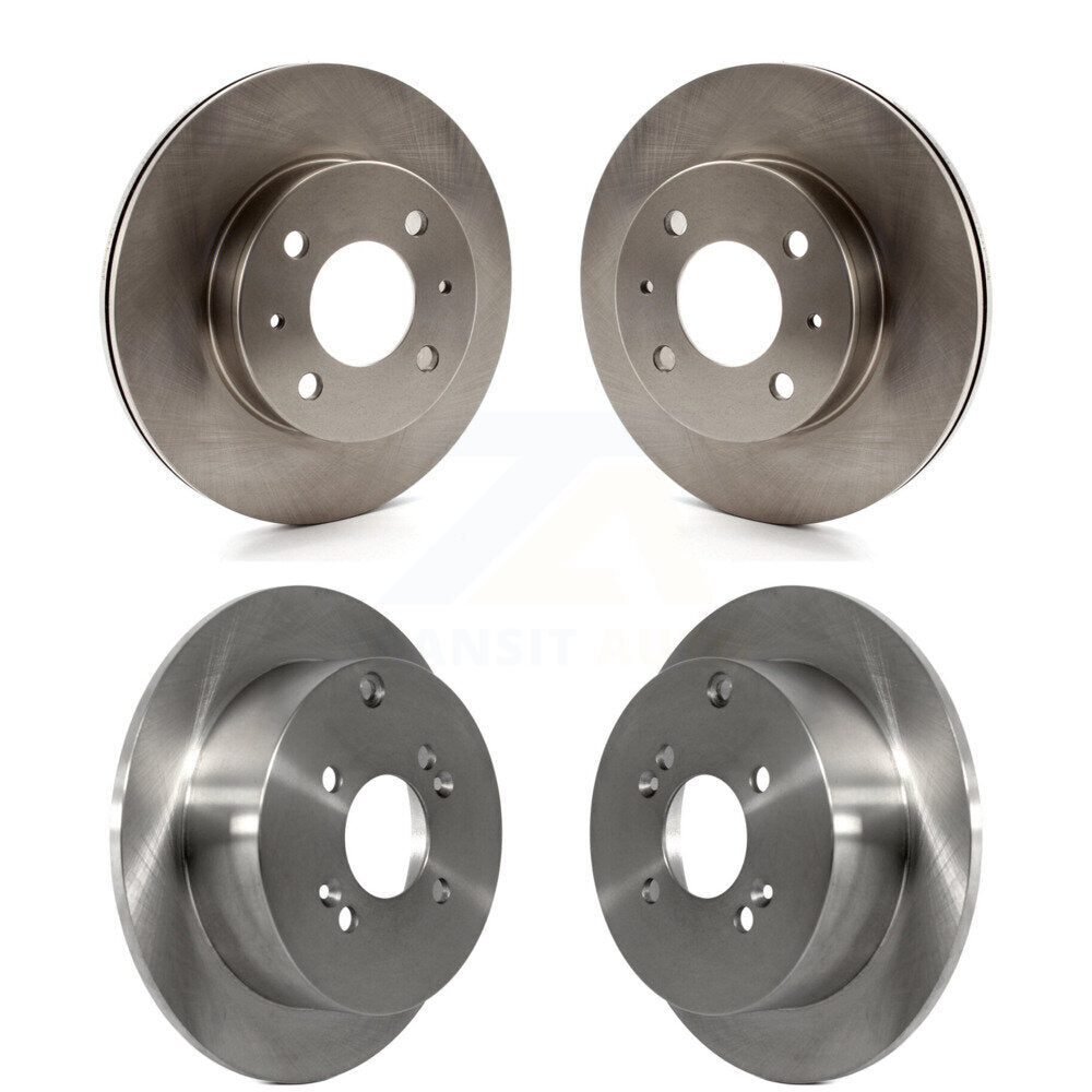 Disc Brake Rotors Front Rear Kit For 2006 Hyundai Accent Hatchback