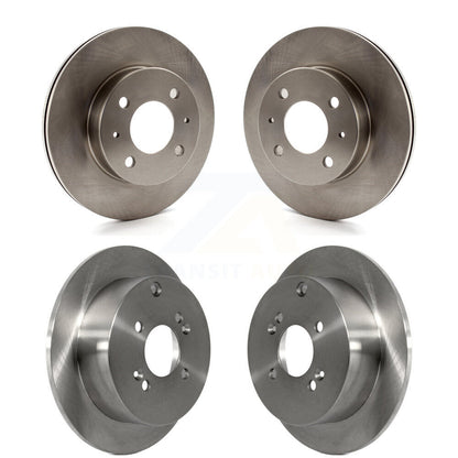 Disc Brake Rotors Front Rear Kit For 2006 Hyundai Accent Hatchback