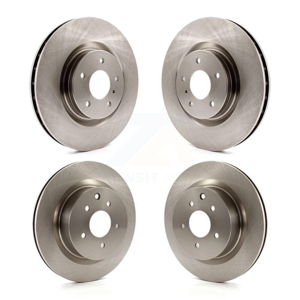 Disc Brake Rotors Front Rear Kit For Nissan 350Z INFINITI G35 With Brembo Brakes