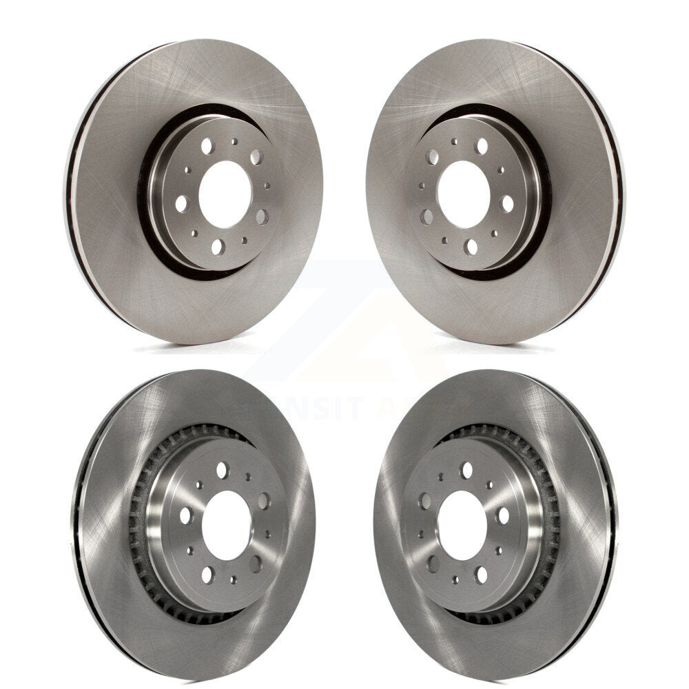 Brake Rotors Front Rear Kit For 03-14 Volvo XC90 With 316mm Diameter Rotor
