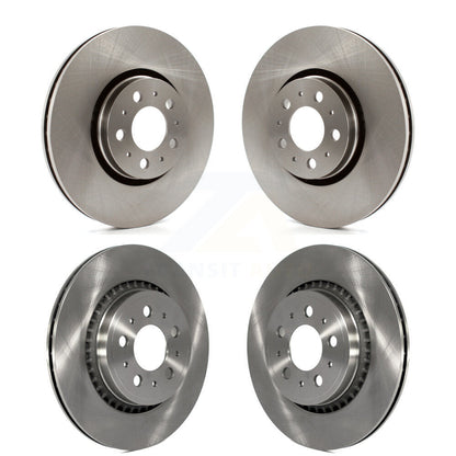 Brake Rotors Front Rear Kit For 03-14 Volvo XC90 With 316mm Diameter Rotor