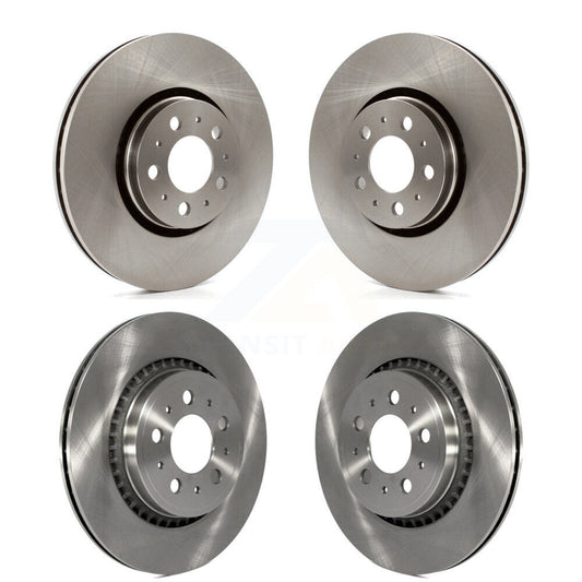 Brake Rotors Front Rear Kit For 03-14 Volvo XC90 With 316mm Diameter Rotor