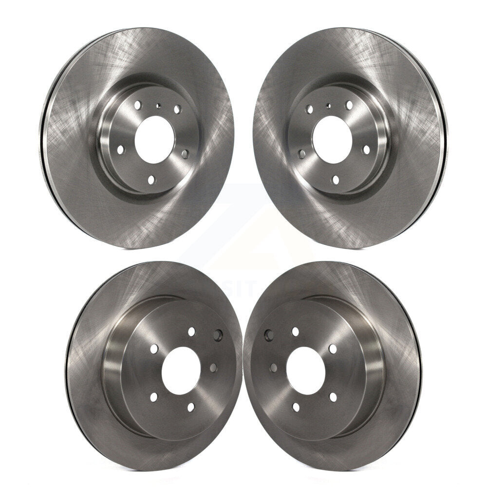 Disc Brake Rotors Front Rear Kit For Nissan Murano INFINITI QX70