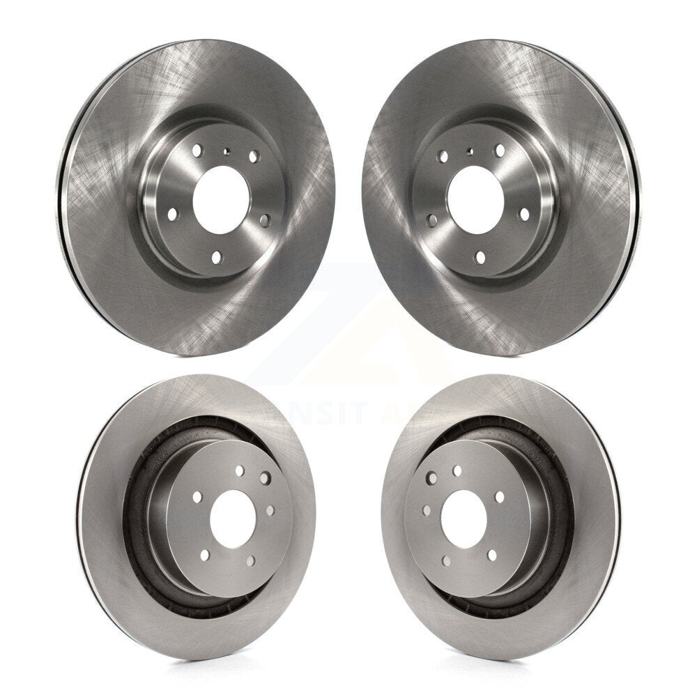 Disc Brake Rotors Front Rear Kit For INFINITI G37 Nissan 370Z