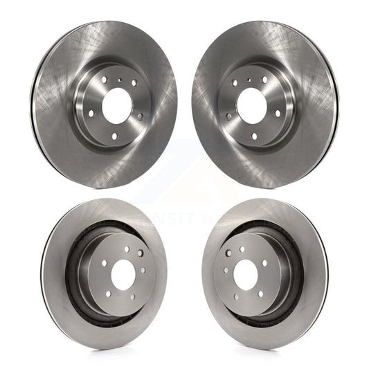 Disc Brake Rotors Front Rear Kit For INFINITI G37 Nissan 370Z