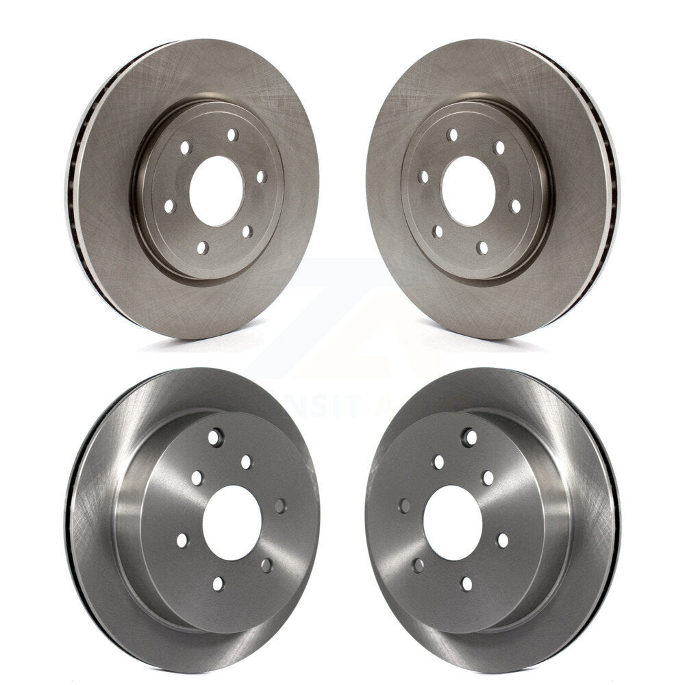 Disc Brake Rotors Front Rear Kit For Nissan Frontier Xterra Suzuki Equator