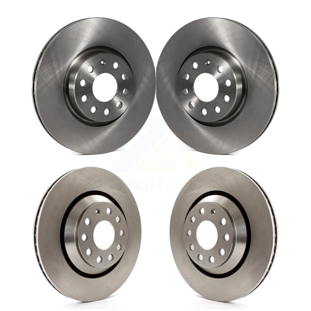 Brake Rotors Front Rear Kit For Volkswagen Arteon CC Audi A3 Quattro R32 Passat