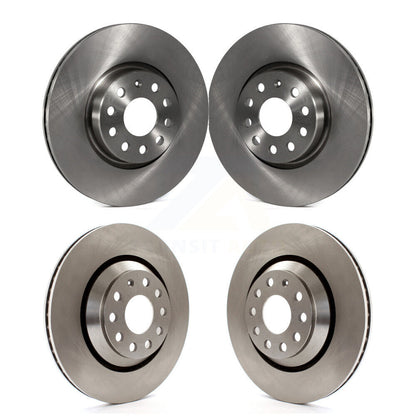 Brake Rotors Front Rear Kit For Volkswagen Arteon CC Audi A3 Quattro R32 Passat