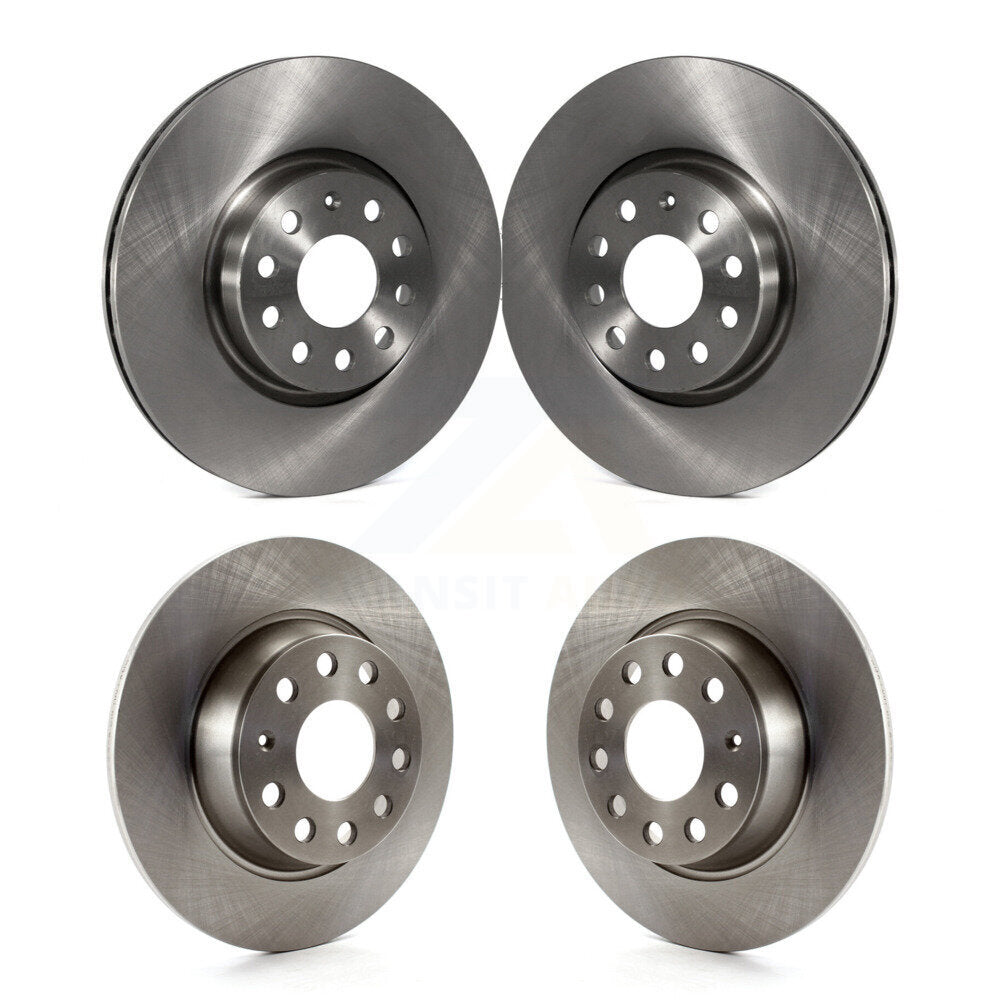 Brake Rotors Front Rear Kit For Volkswagen GTI Passat Eos Audi A3 Quattro Golf