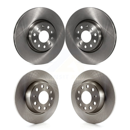 Brake Rotors Front Rear Kit For Volkswagen GTI Passat Eos Audi A3 Quattro Golf