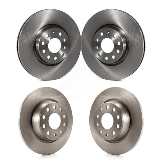 Brake Rotors Front Rear Kit For Volkswagen Tiguan CC Audi Q3 Quattro GTI Passat