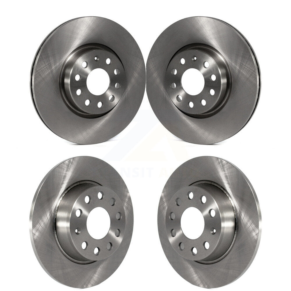 Brake Rotors Front Rear Kit For Volkswagen Passat Taos Audi GTI Golf SportWagen