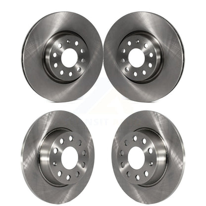 Brake Rotors Front Rear Kit For Volkswagen Passat Taos Audi GTI Golf SportWagen