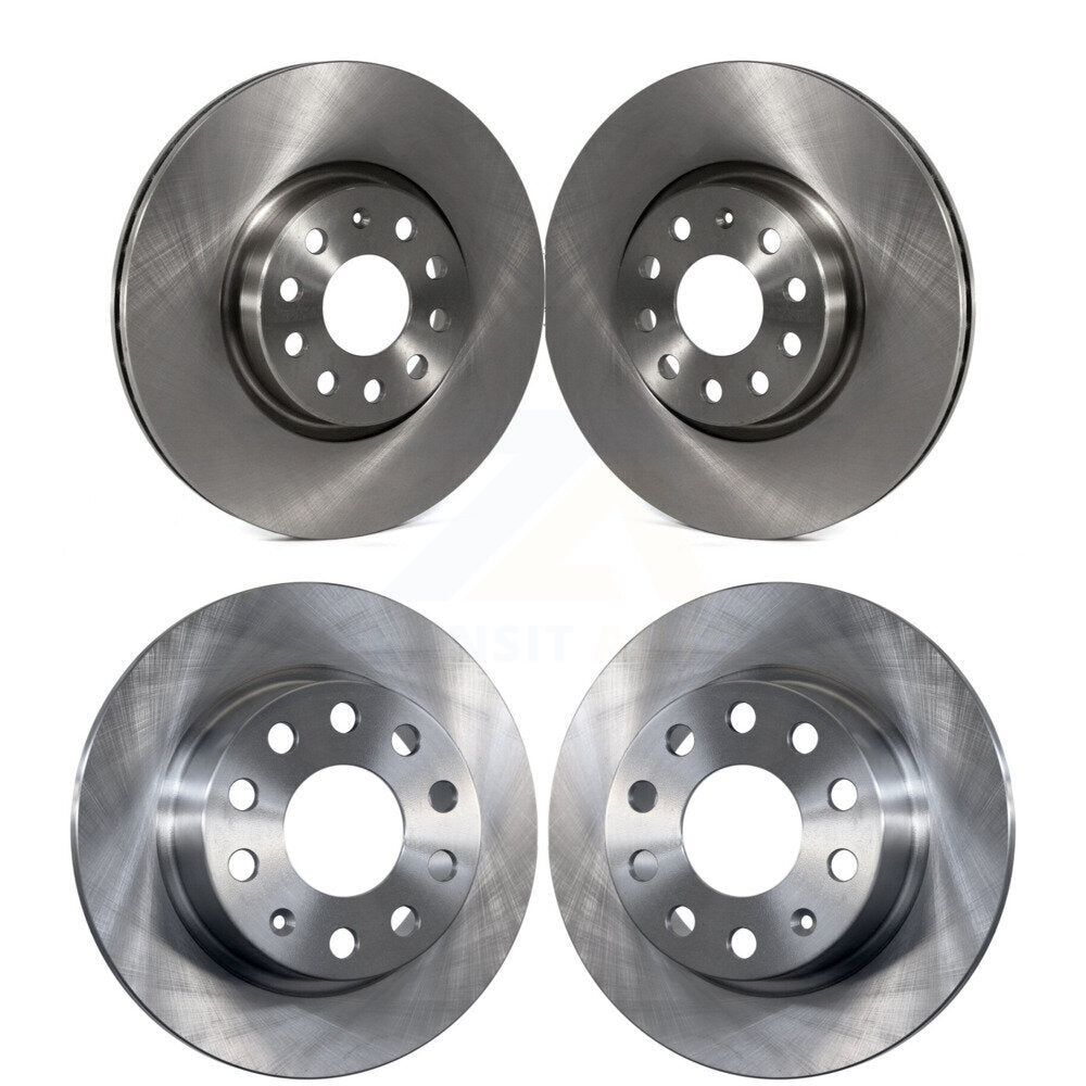 Disc Brake Rotors Front Rear Kit For Volkswagen Jetta Golf Alltrack Beetle