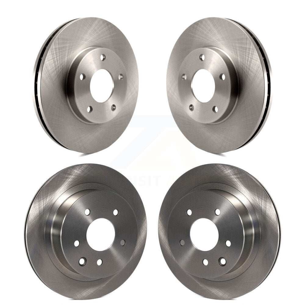 Disc Brake Rotors Front Rear Kit For 2005-2006 Nissan X-Trail