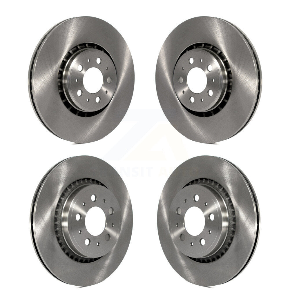 Brake Rotors Front Rear Kit For 03-14 Volvo XC90 With 336mm Diameter Rotor