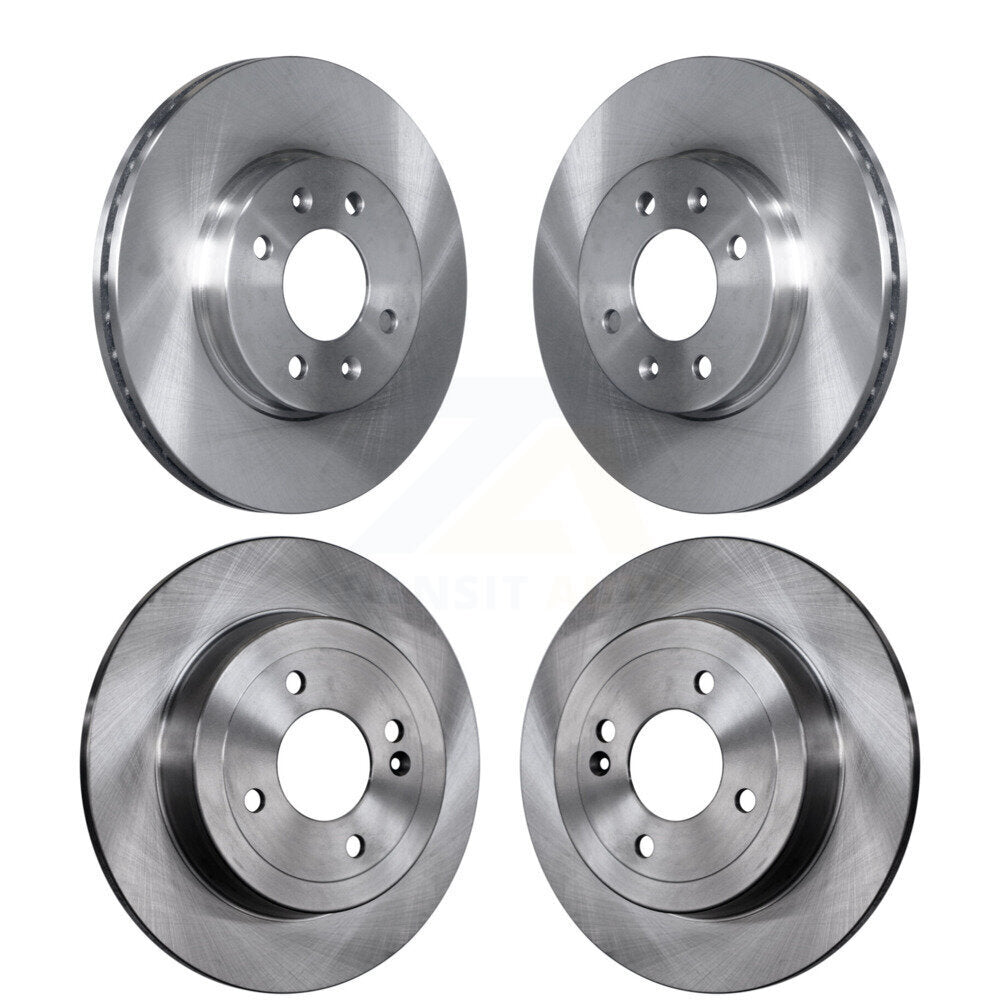 Disc Brake Rotors Front Rear Kit For 2011 Hyundai Accent