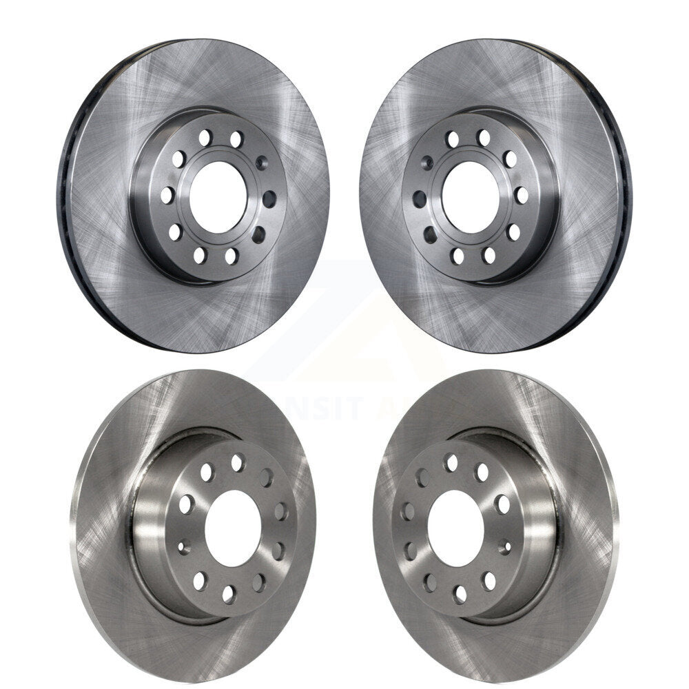 Brake Rotors Front Rear Kit For Volkswagen Golf SportWagen Taos Audi A3 Quattro