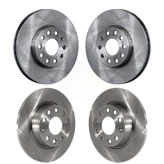 Brake Rotors Front Rear Kit For Volkswagen Golf SportWagen Taos Audi A3 Quattro