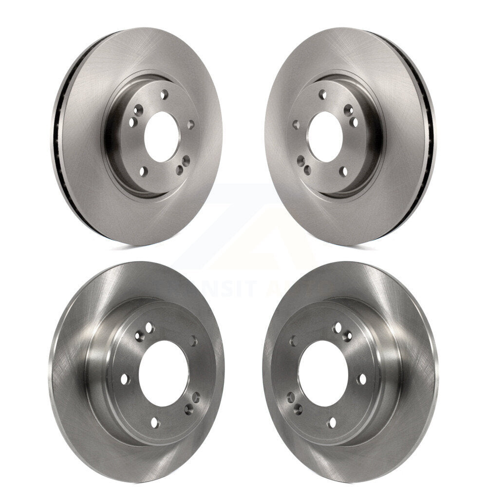 Disc Brake Rotors Front Rear Kit For Kia Forte Hyundai Veloster Forte5 Koup