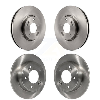 Disc Brake Rotors Front Rear Kit For Kia Forte Hyundai Veloster Forte5 Koup
