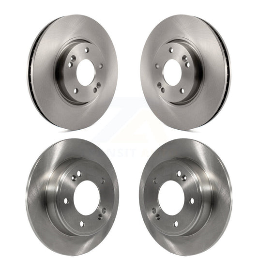 Disc Brake Rotors Front Rear Kit For Kia Forte Hyundai Veloster Forte5 Koup