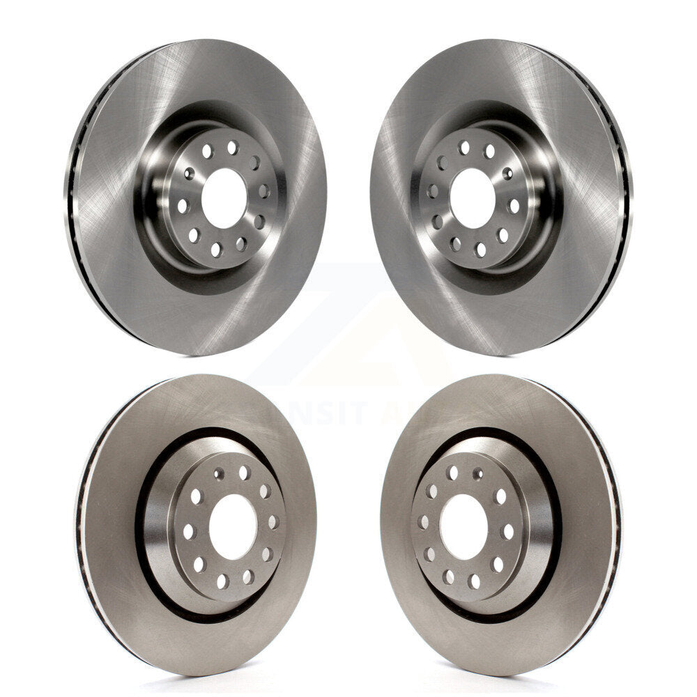 Disc Brake Rotors Front Rear Kit For Volkswagen Passat CC Golf R R32