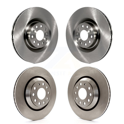 Disc Brake Rotors Front Rear Kit For Volkswagen Passat CC Golf R R32