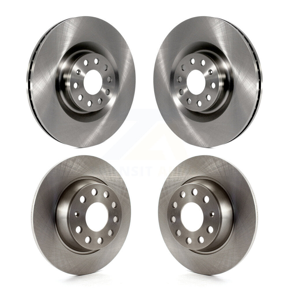 Brake Rotors Front Rear Kit For Volkswagen Passat FWD with Naturally Aspirated
