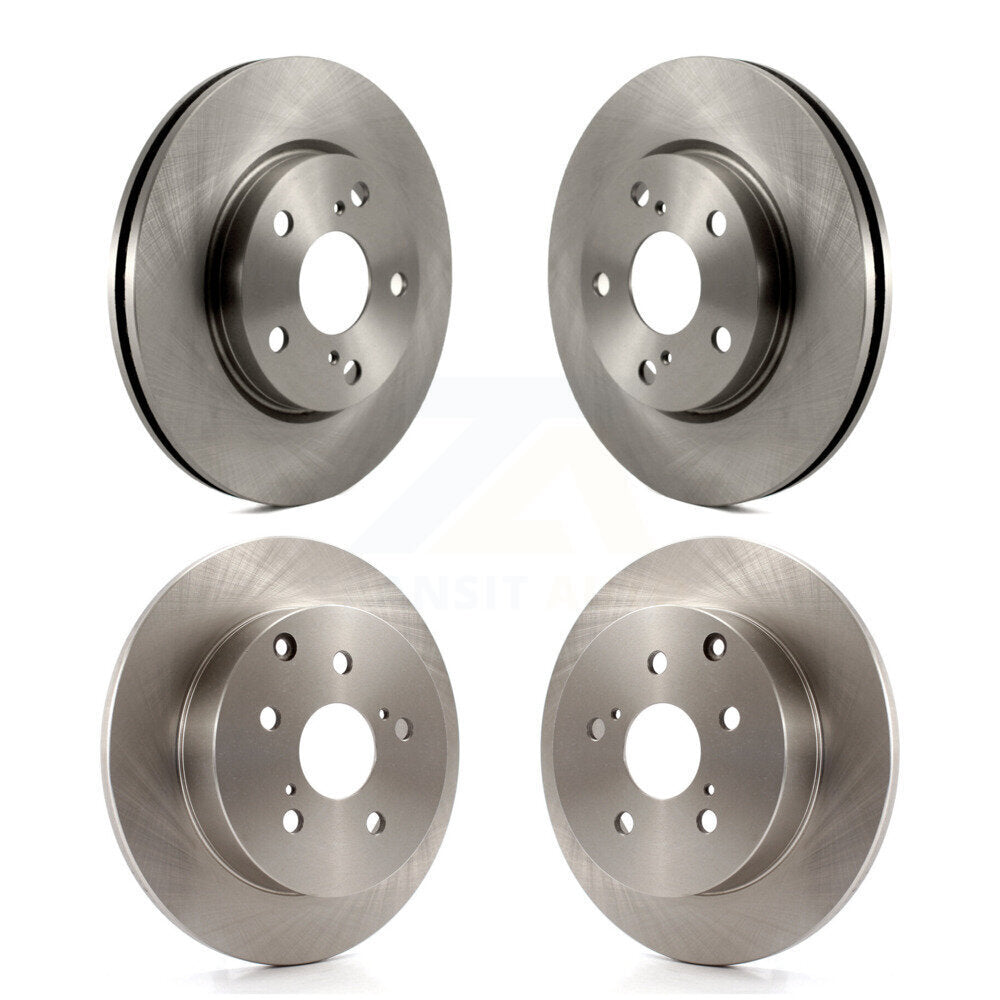 Disc Brake Rotors Front Rear Kit For 2012-2018 Toyota Prius V