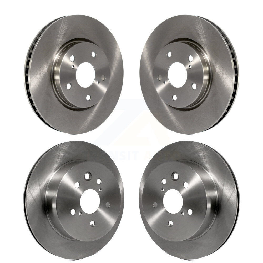 Brake Rotors Front Rear Kit For Lexus IS250 C Vehicles Built Canadian Market
