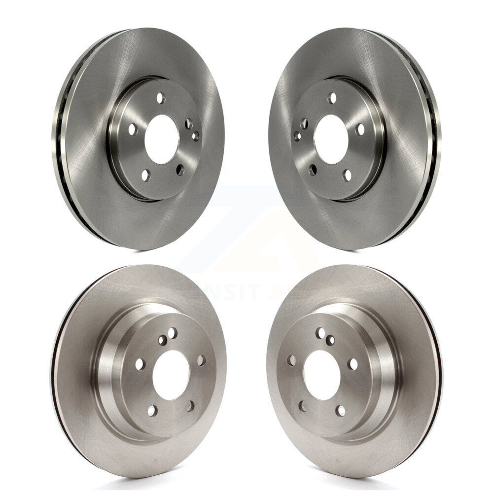 Brake Rotors Front Rear Kit For 04-05 Mercedes-Benz E320 AWD With Vented Rotor