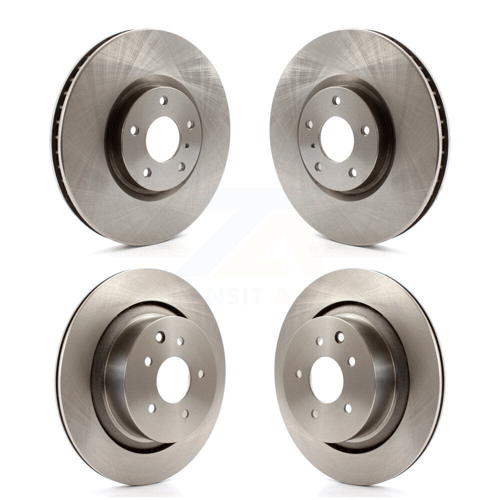 Disc Brake Rotors Front Rear Kit For INFINITI G37 G35 Q60