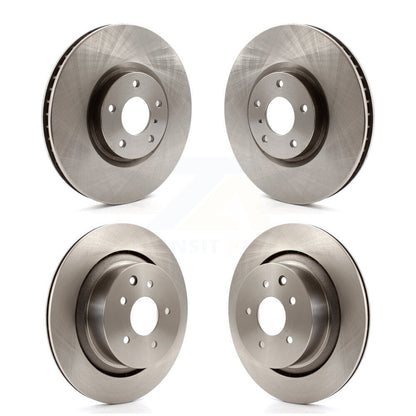 Disc Brake Rotors Front Rear Kit For INFINITI G37 G35 Q60