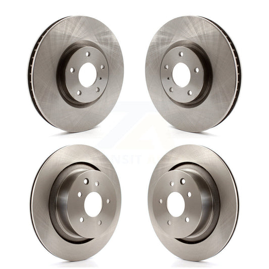 Disc Brake Rotors Front Rear Kit For INFINITI G37 G35 Q60