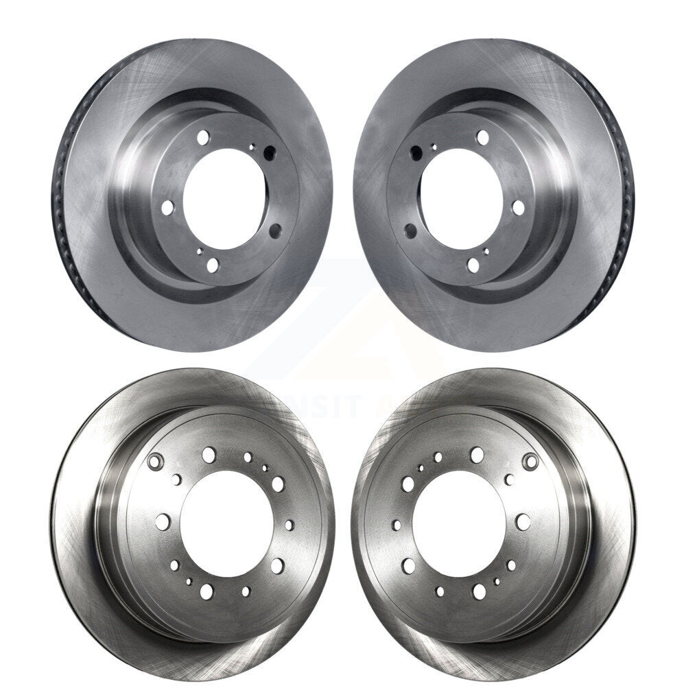 Brake Rotors Front Rear Kit For Toyota Tundra Sequoia Lexus LX570 Land Cruiser