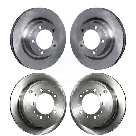 Brake Rotors Front Rear Kit For Toyota Tundra Sequoia Lexus LX570 Land Cruiser