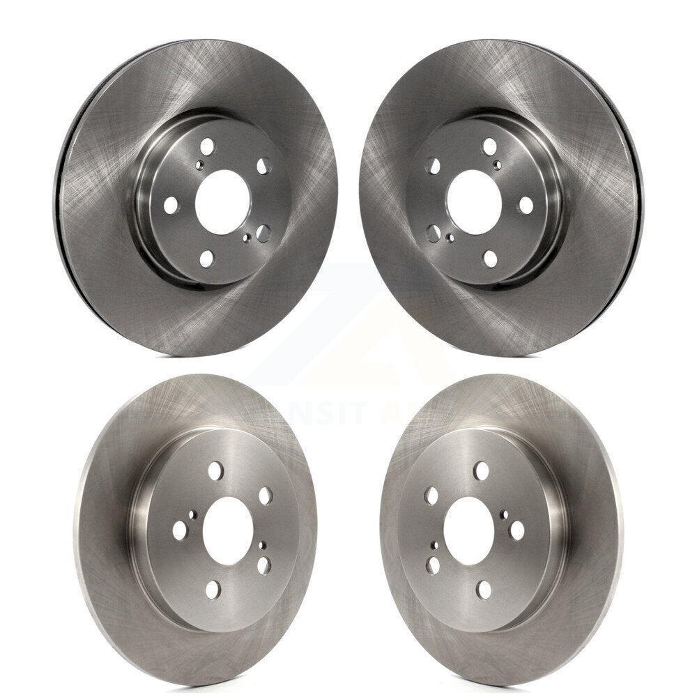 Disc Brake Rotors Front Rear Kit For Toyota Corolla Matrix Pontiac Vibe