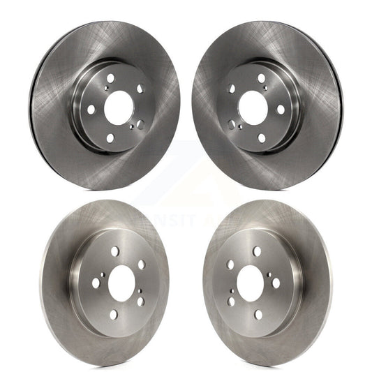 Disc Brake Rotors Front Rear Kit For Toyota Corolla Matrix Pontiac Vibe
