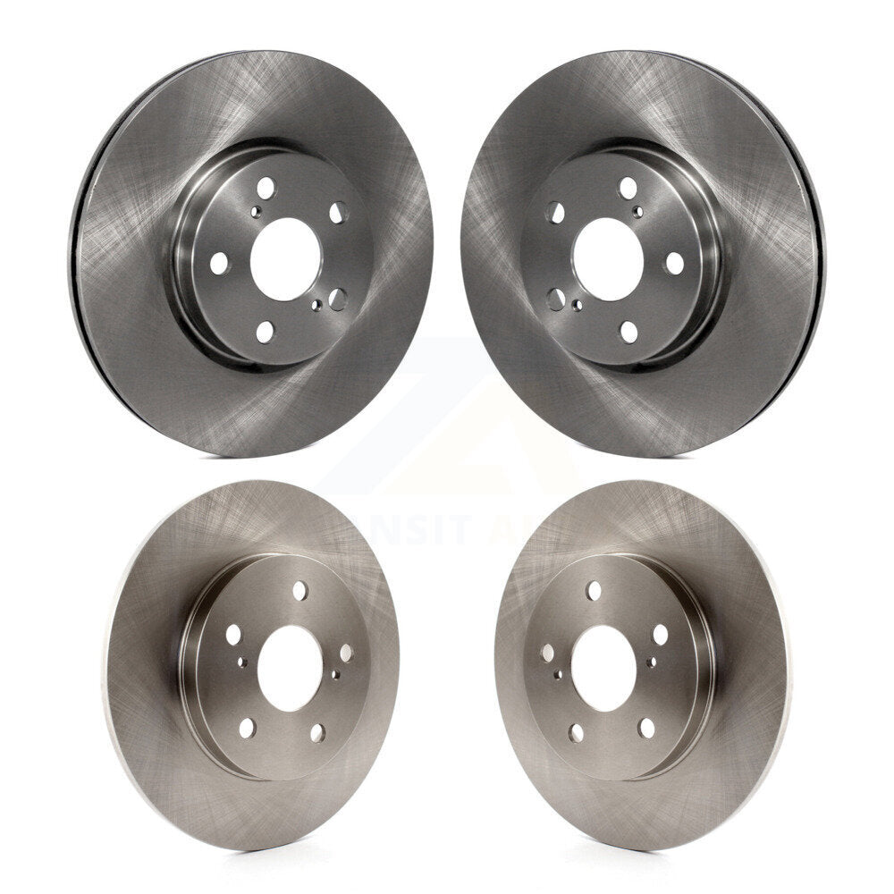 Brake Rotor Front Rear Kit For 2014 Toyota Matrix With 279mm Diameter