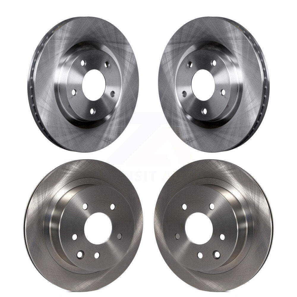 Disc Brake Rotors Front Rear Kit For Nissan Rogue Select